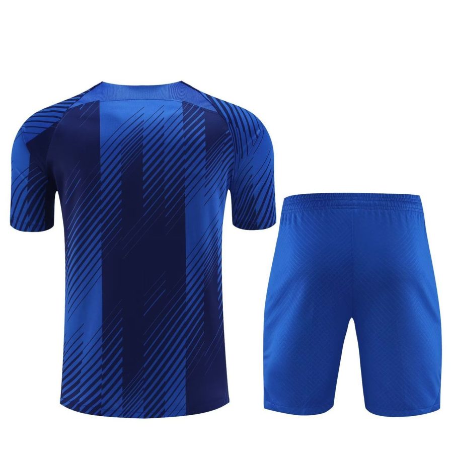 Kit training FC Barcelona blu stagione 2023 2024 tenuta d'allenamento