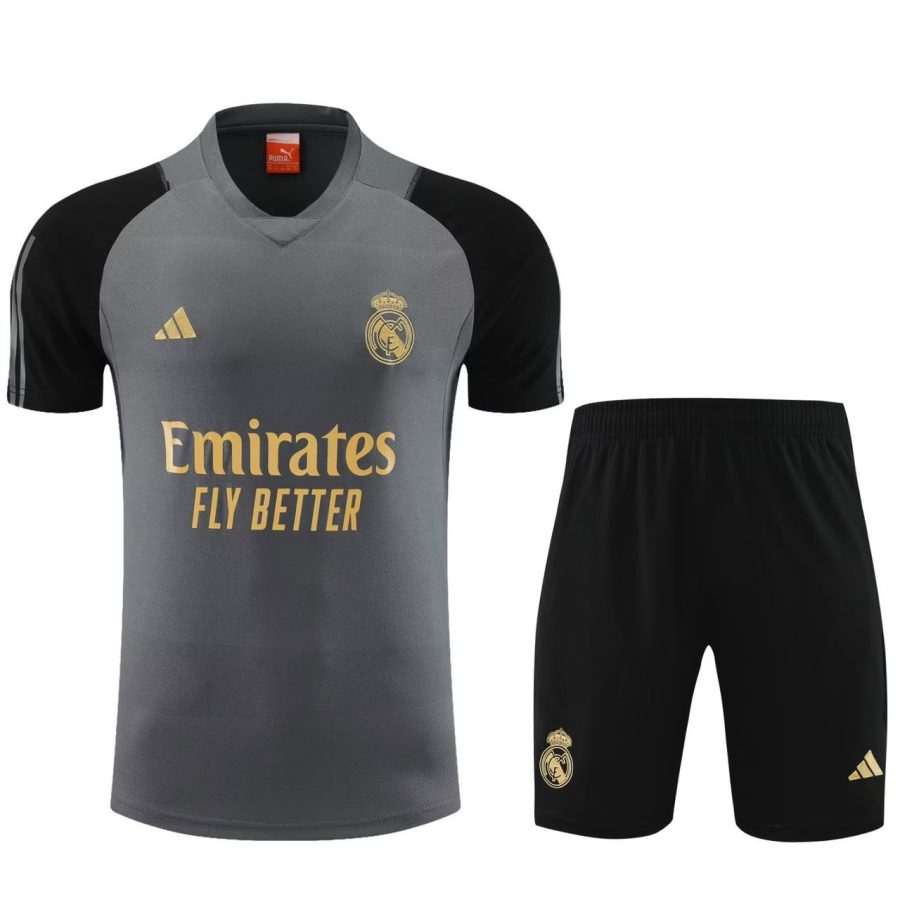 KIT TRAINING REAL MADRID GRIS 20232024