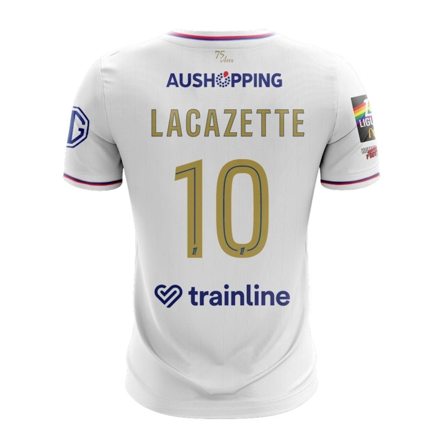 Maglia anniversario Olympique Lyonnais stagione 2024 2025 edizione speciale tifosi