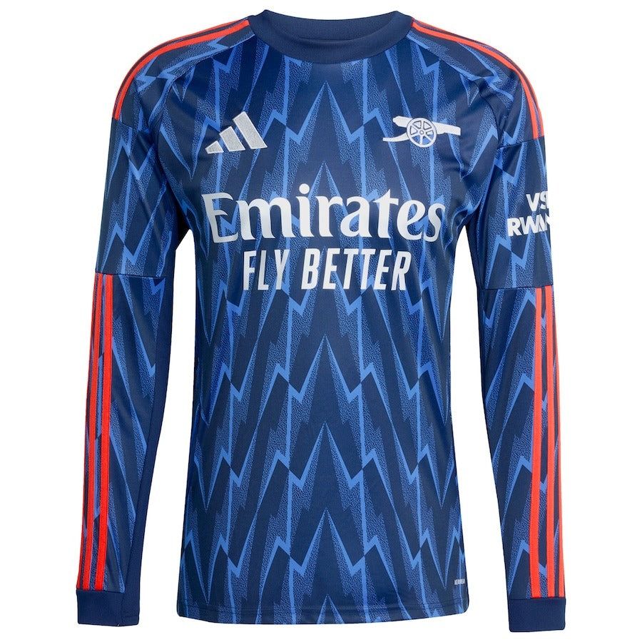 MAGLIA ARSENAL MANICHE LUNGHE AWAY 20252026
