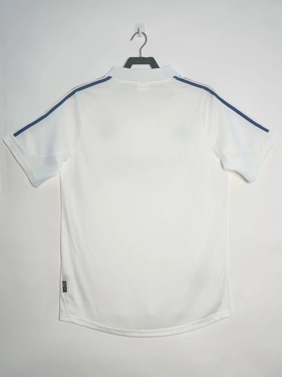 Maglia da calcio Real Madrid bianca collezione retrò