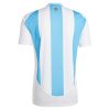 maglia da calcio Argentina Home stagione 2024 con righe azzurre e bianche