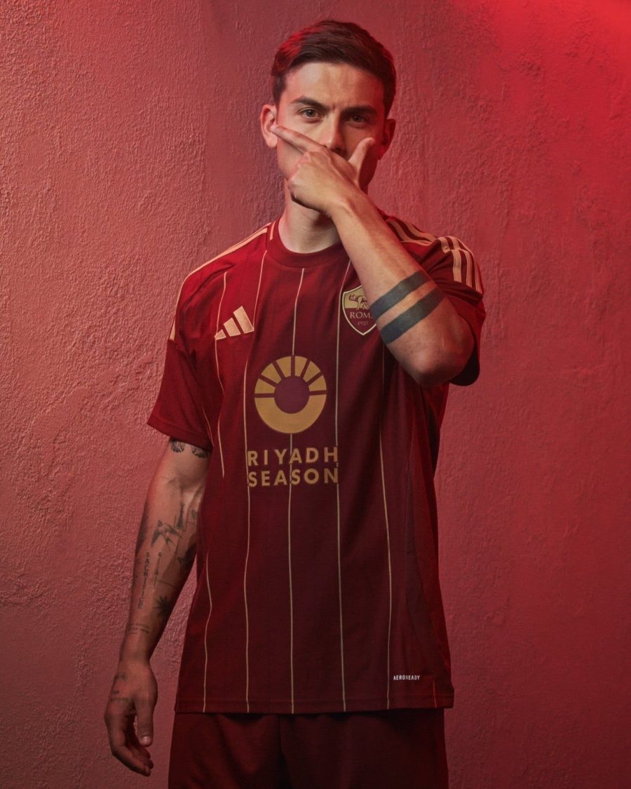 Maglia di calcio AS Roma Home per tifoso del club italiano
