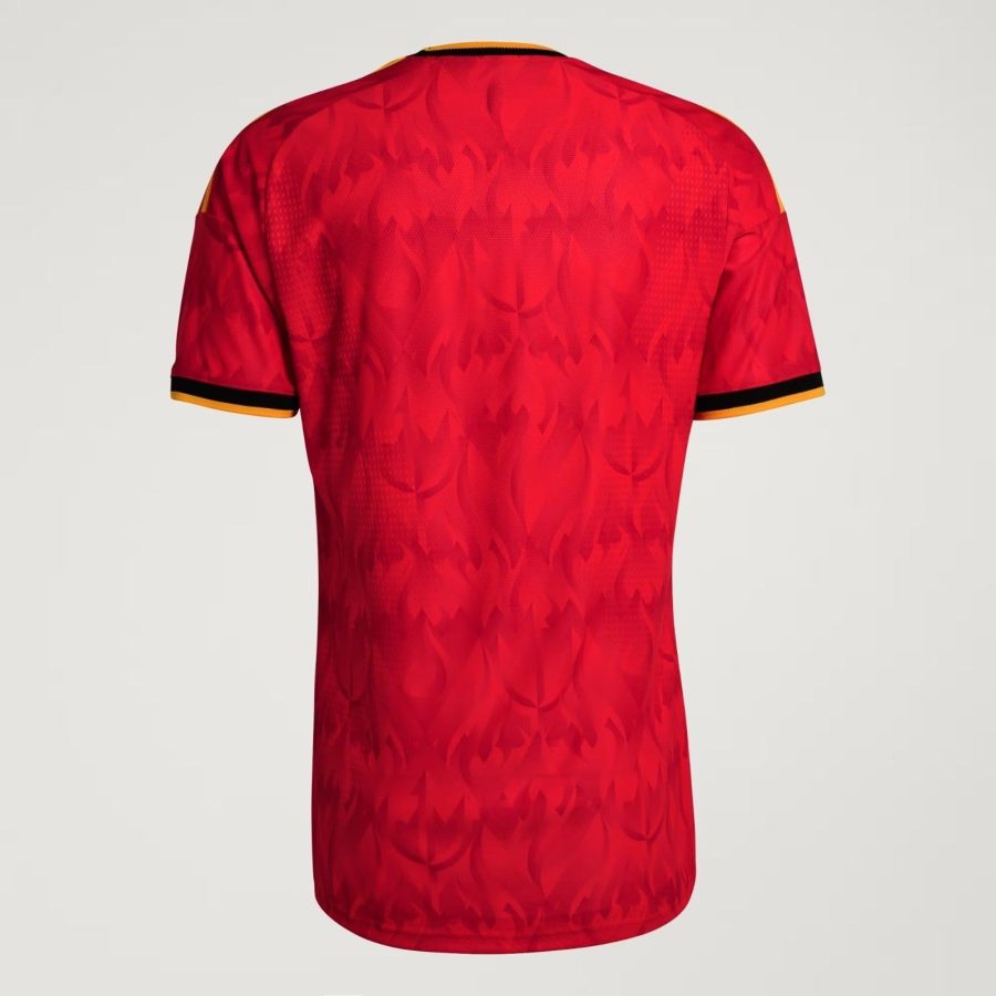 maillot-de-football-belgique-domicile-saison-2026-rouge-noir-et-jaune maglia da calcio Belgio Home stagione 2026 rossa nera e gialla