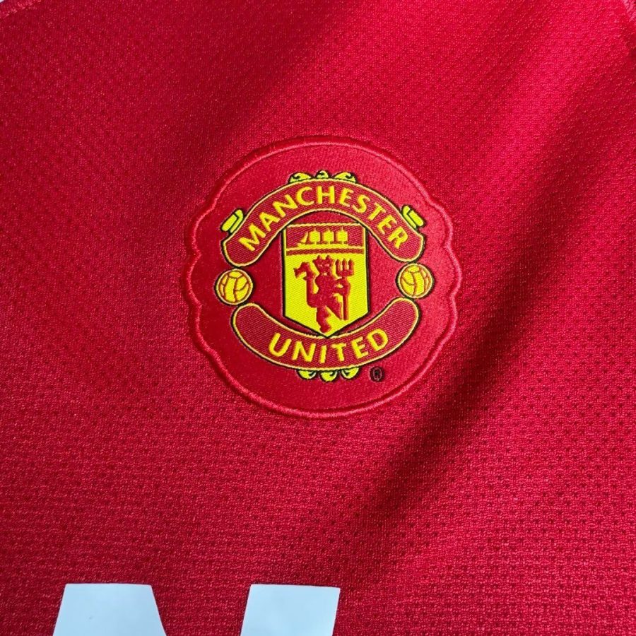 maglia da calcio Manchester United rossa home 2010 2011