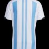 Maglia dell'Argentina Home Mondiale 2022 maglia ufficiale blu e bianca