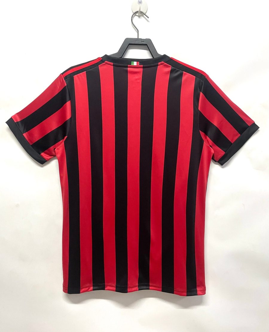 maglia home AC Milan stagione 2017 2018 jersey ufficiale rosso e nero