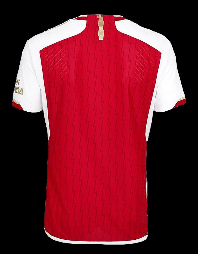 maglia home Arsenal stagione 2023 2024 rossa e bianca tenuta ufficiale tifoso