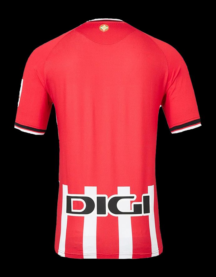 Maglia Home Athletic Bilbao stagione 2023 2024 rossa e bianca ufficiale