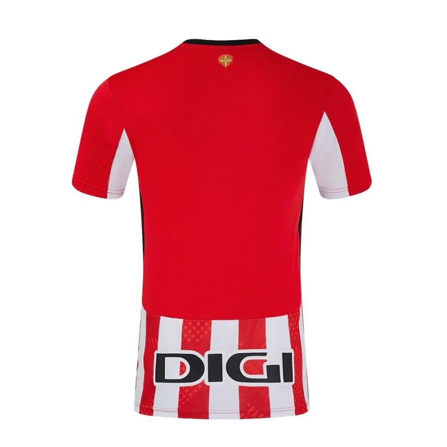 Maglia Home Athletic Bilbao stagione 2024 2025 rossa e bianca