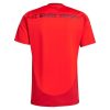 maglia home Bayern Monaco stagione 2024 2025 rossa e bianca