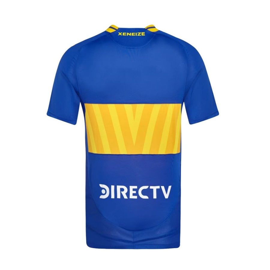 maillot-domicile-boca-juniors-saison-deux-mille-vingt-quatre-deux-mille-vingt-cinq-bleu-et-jaune maglia Home Boca Juniors stagione duemilaventiquattro duemilaventicinque blu e gialla