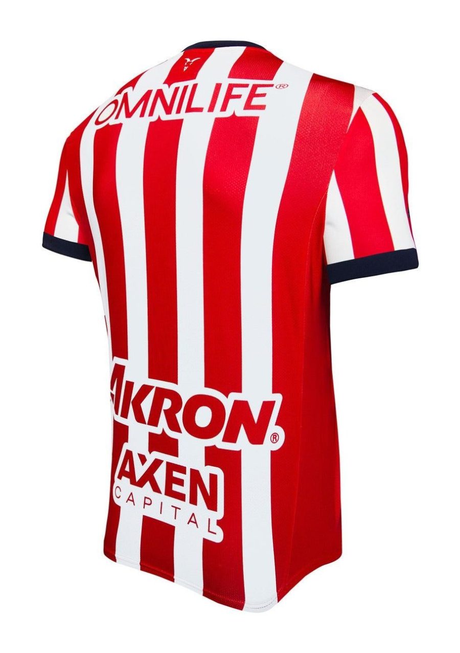 Maglia Home Chivas de Guadalajara stagione 2024 2025 rossa bianca per tifoso del club