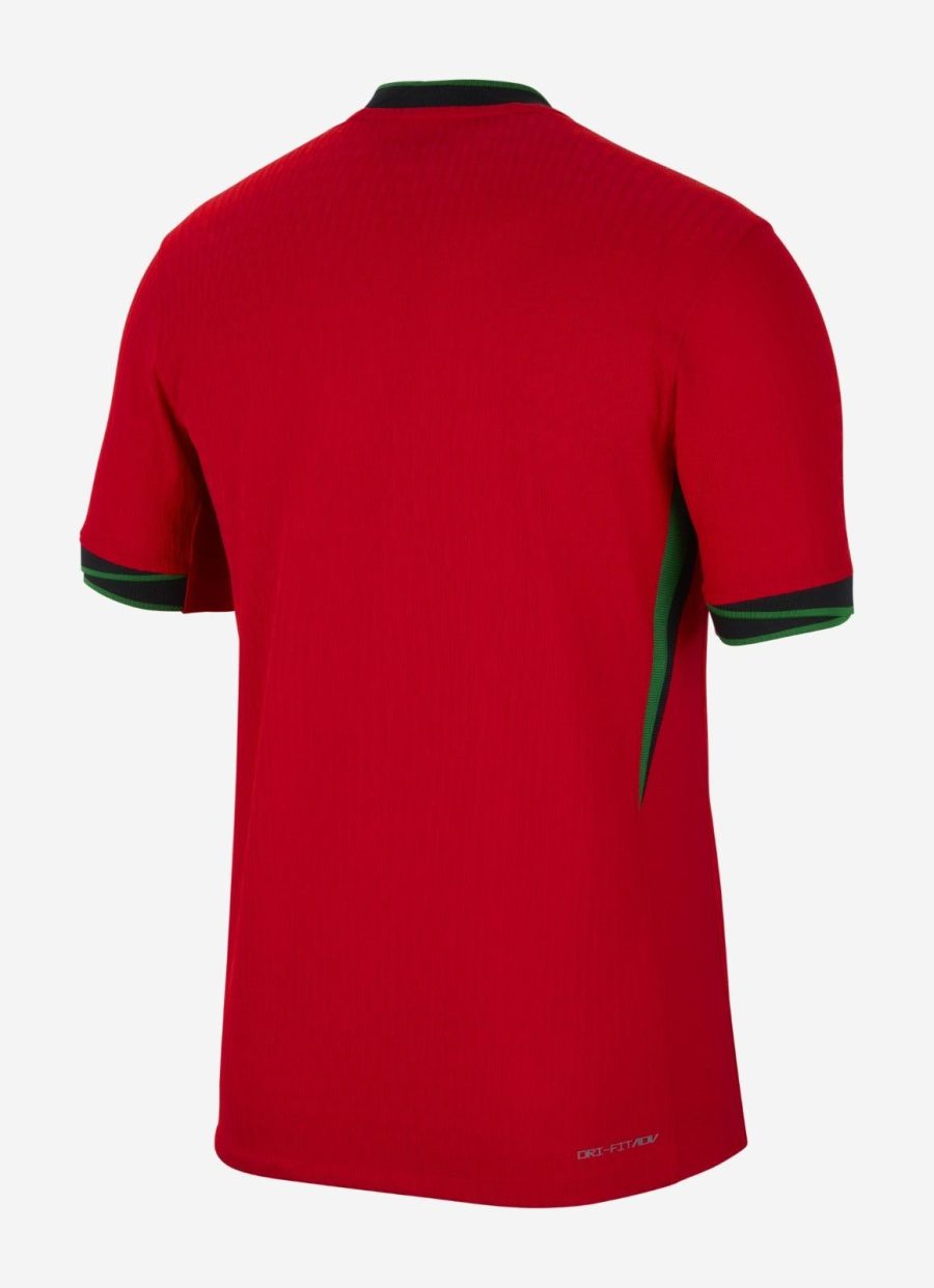 maillot-domicile-du-portugal-saison-2024-rouge-et-vert maglia home del Portogallo stagione 2024 rossa e verde