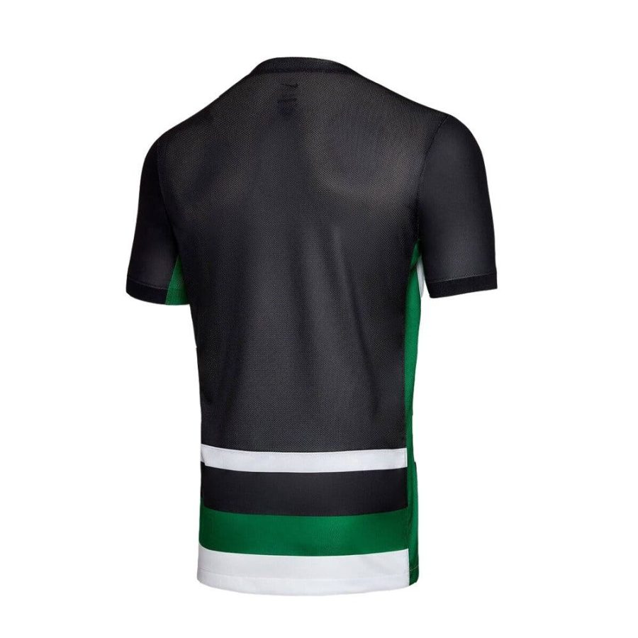 maillot-domicile-du-sporting-cp-saison-deux-mille-vingt-quatre-deux-mille-vingt-cinq-vert-et-blanc maglia home dello Sporting CP stagione duemilaventiquattro duemilaventicinque verde e bianca