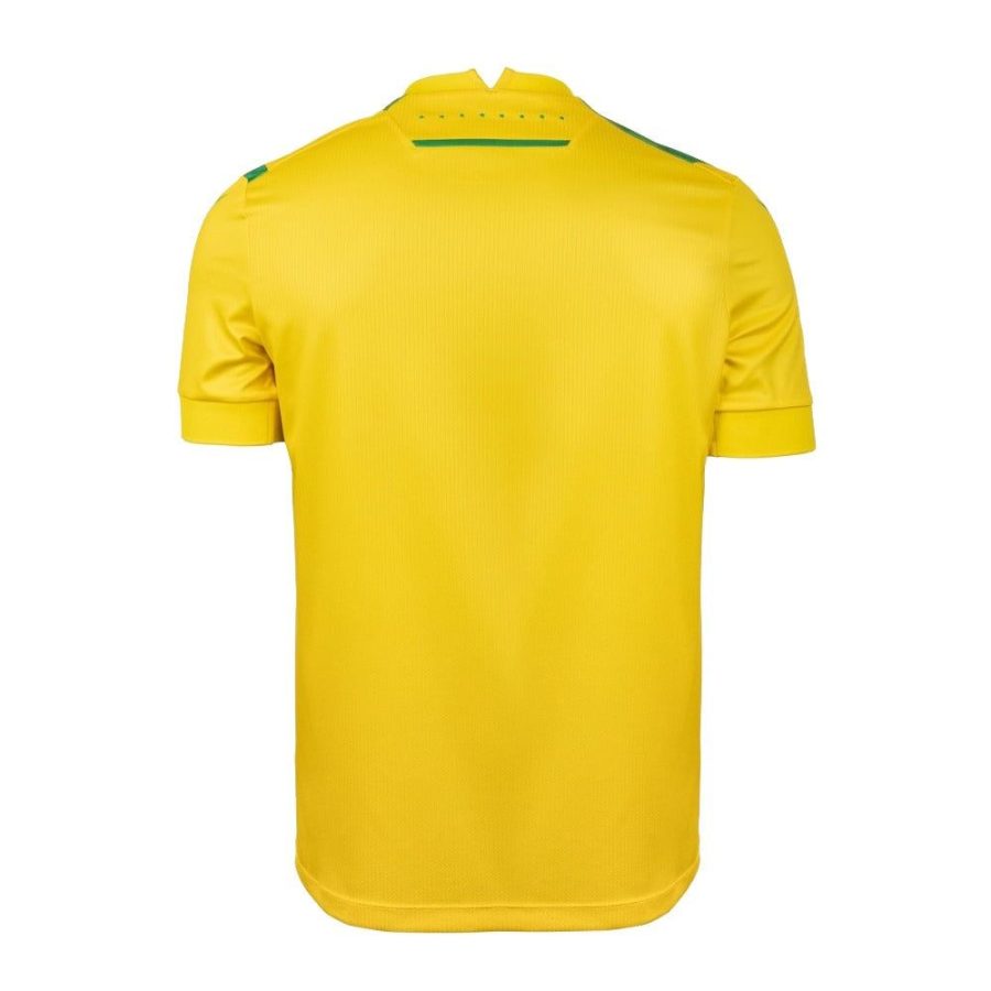 maglia home FC Nantes stagione 2024 2025 tenuta ufficiale gialla e verde