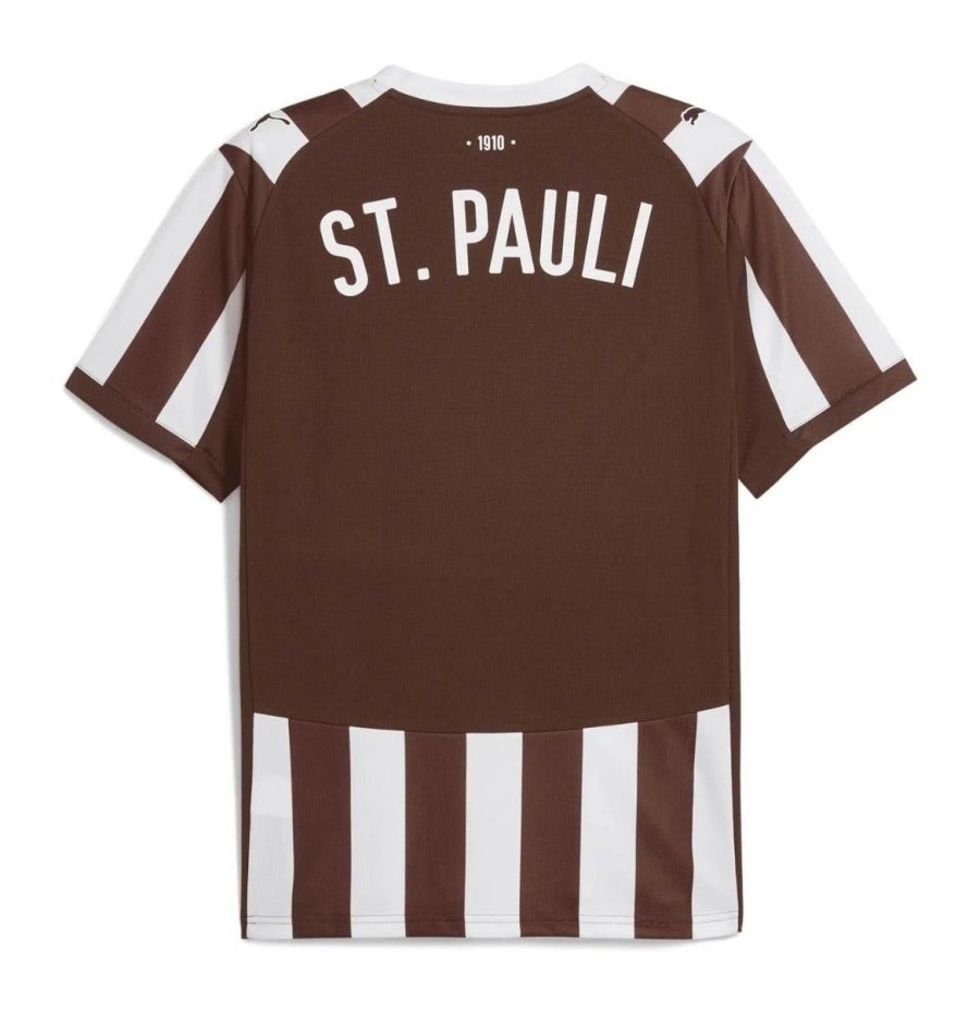 maillot-domicile-fc-sankt-pauli-saison-deux-mille-vingt-cinq-deux-mille-vingt-six-jersey-officiel-noir-et-blanc Maglia home FC Sankt Pauli stagione duemilaventicinque duemilaventisei jersey ufficiale nero e bianco