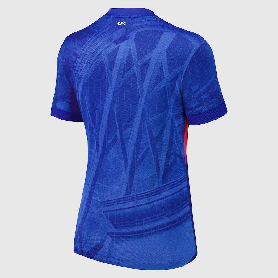 maglia home donna Chelsea FC stagione 2025 2026 blu con stemma del club