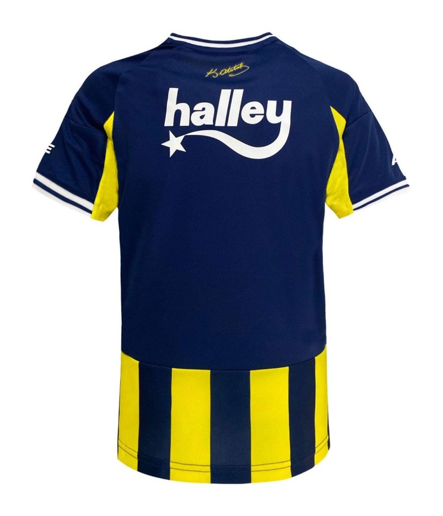 maillot-domicile-fenerbahce-saison-2025-2026-jersey-officiel-jaune-et-bleu maglia home Fenerbahçe stagione 2025 2026 jersey ufficiale giallo e blu