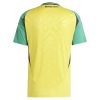 maglia Home Giamaica 2024 colore giallo e verde per tifosi dei Reggae Boyz