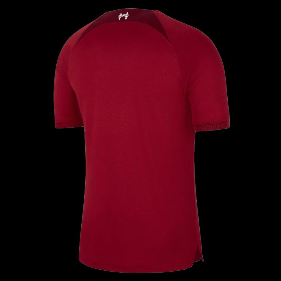 maillot-domicile-liverpool-saison-deux-mille-vingt-deux-deux-mille-vingt-trois-rouge-officiel maglia home Liverpool stagione duemilaventidue duemilaventitré rossa ufficiale