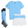 Maglia Home Manchester City bambino stagione 2025 2026 con pantaloncini