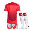 Maglia home Manchester United bambino stagione 2024 2025 con pantaloncini