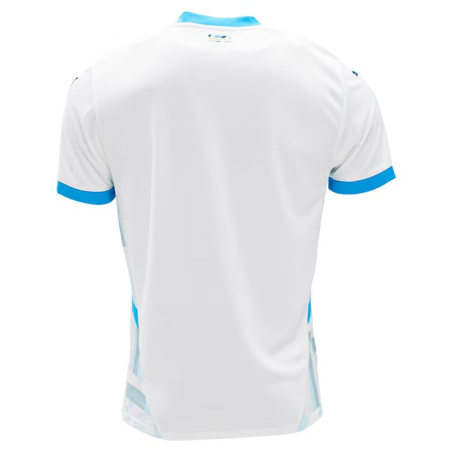 maillot-domicile-olympique-de-marseille-saison-2024-2025-bleu-et-blanc maglia Home Olympique de Marseille stagione 2024-2025 blu e bianco