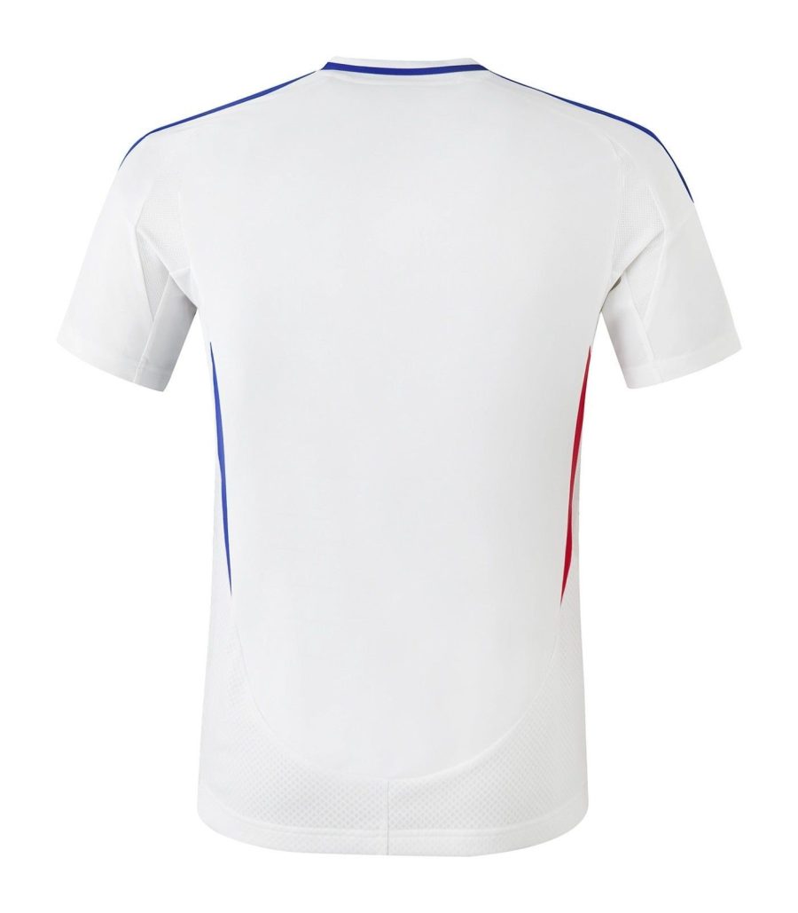 maglia home olympique lyonnais stagione duemilaventiquattro duemilaventicinque