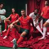 maglia Home Portogallo stagione duemilaventicinque rossa e verde