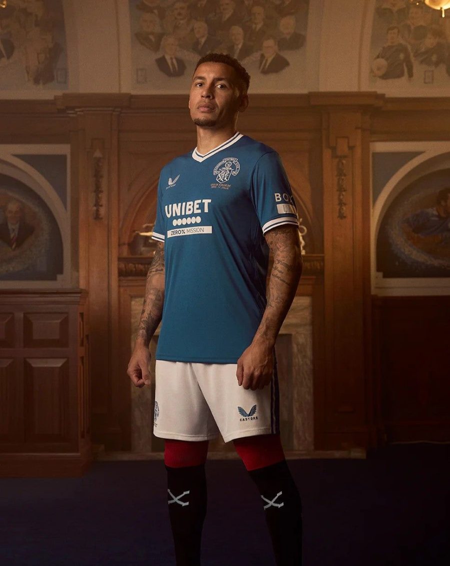 maillot-domicile-rangers-fc-edition-anniversaire-saison-2024-2025 Maglia Home Rangers FC edizione anniversario stagione 2024 2025