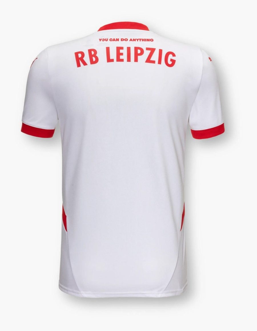 maillot-domicile-rb-leipzig-saison-2024-2025-rouge-et-blanc Maglia home RB Lipsia stagione 2024 2025 rosso e bianco