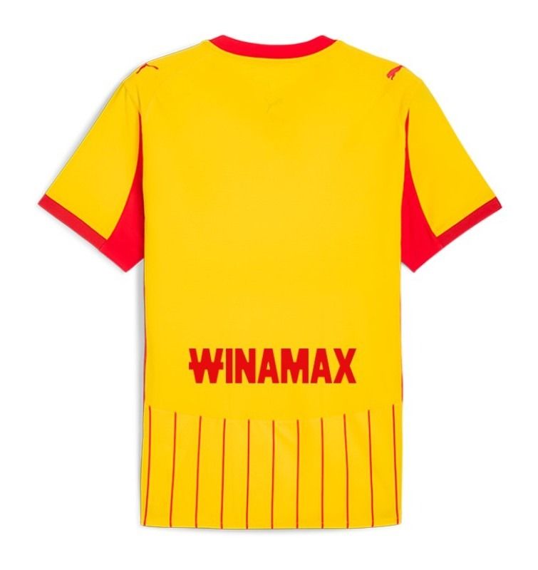 maillot-domicile-rc-lens-saison-2025-2026-jersey-officiel-football maglia home RC Lens stagione 2025 2026 jersey ufficiale calcio