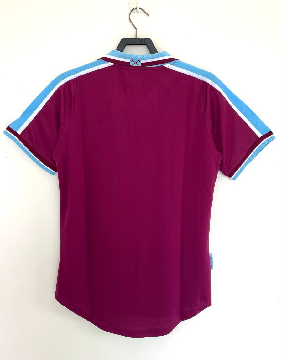 maillot-domicile-west-ham-saison-2000-2001 maglia home West Ham stagione 2000 2001