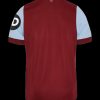 maglia home West Ham United FC stagione 2023 2024 tenuta ufficiale bordeaux e azzurro cielo
