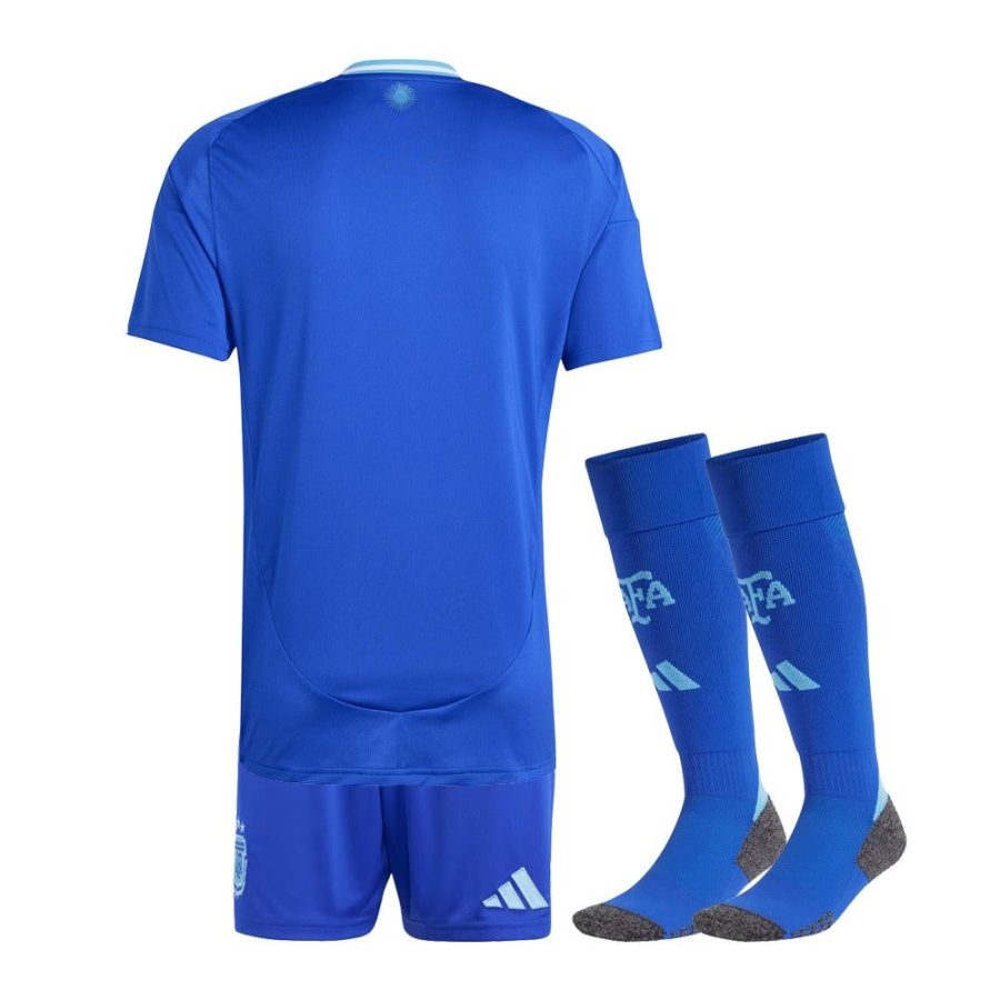Maglia bambino Argentina Away 2024 tenuta ufficiale calcio