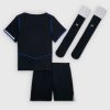 maglia bambino Chelsea FC third stagione 2025 2026 con pantaloncini e calzettoni