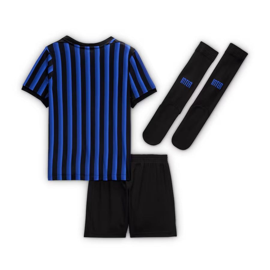 maillot enfant Inter Milan domicile saison 2025 2026 avec short et chaussettes
