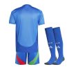 maillot-enfant-italie-domicile-2024-tenue-officielle Maglia bambino Italia home 2024 tenuta ufficiale