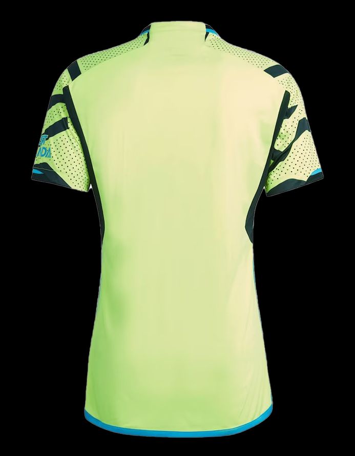 maglia away Arsenal stagione 2023 2024 tenuta ufficiale adidas rossa e nera