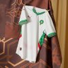 maglia away nazionale marocchina stagione 2024 2025 rossa e verde
