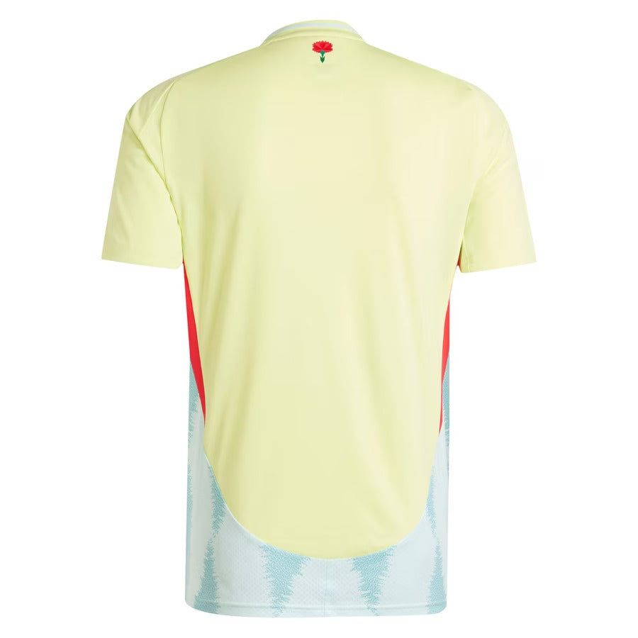 maglia Away Spagna 2024 jersey calcio rosso e giallo