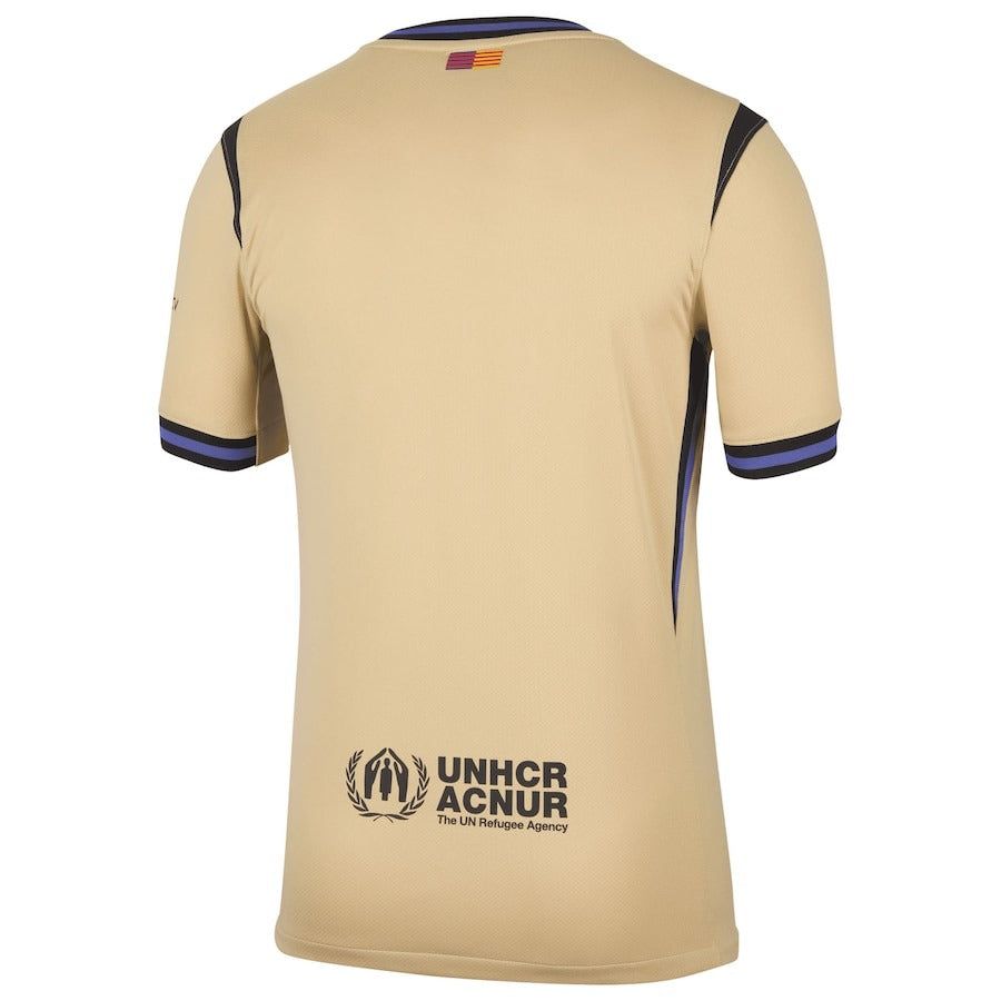maillot-exterieur-fc-barcelona-saison-2025-2026-tenue-officielle maglia away FC Barcelona stagione 2025 2026 tenuta ufficiale