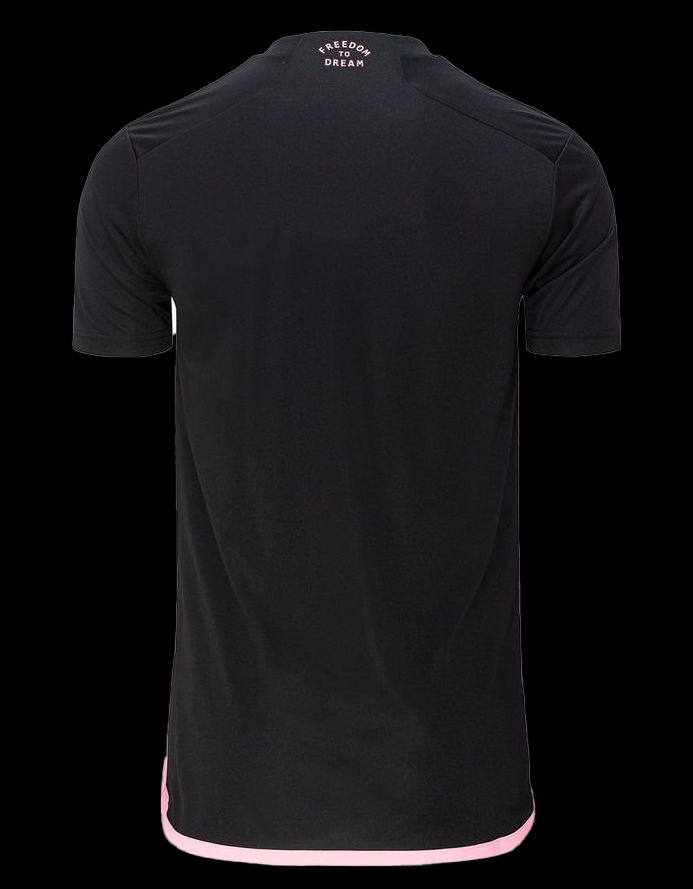 maillot-exterieur-inter-miami-saison-2023-2024-football-rose maglia away Inter Miami stagione 2023 2024 calcio rosa