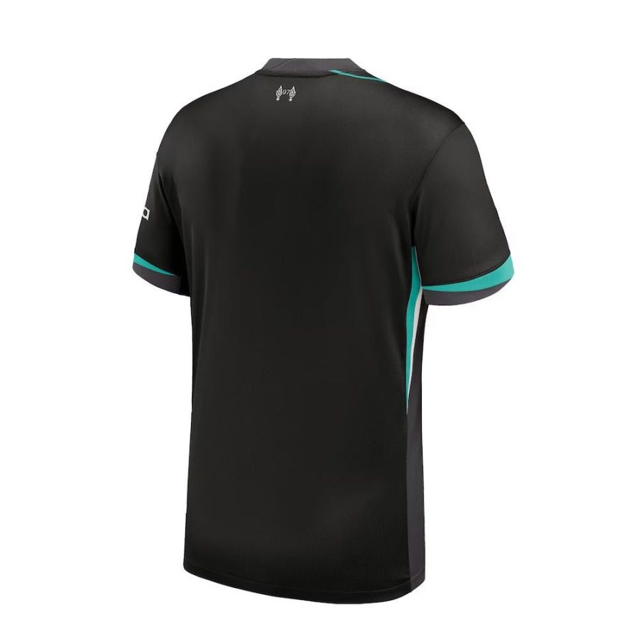 Maglia Away Liverpool stagione 2024 2025 tenuta ufficiale rossa bianca