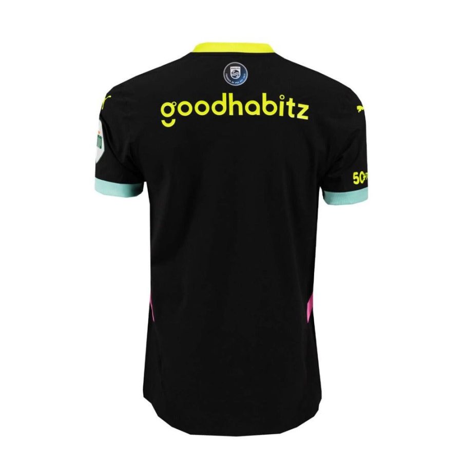 Maglia away PSV Eindhoven stagione duemilaventiquattro duemilaventicinque tenuta ufficiale