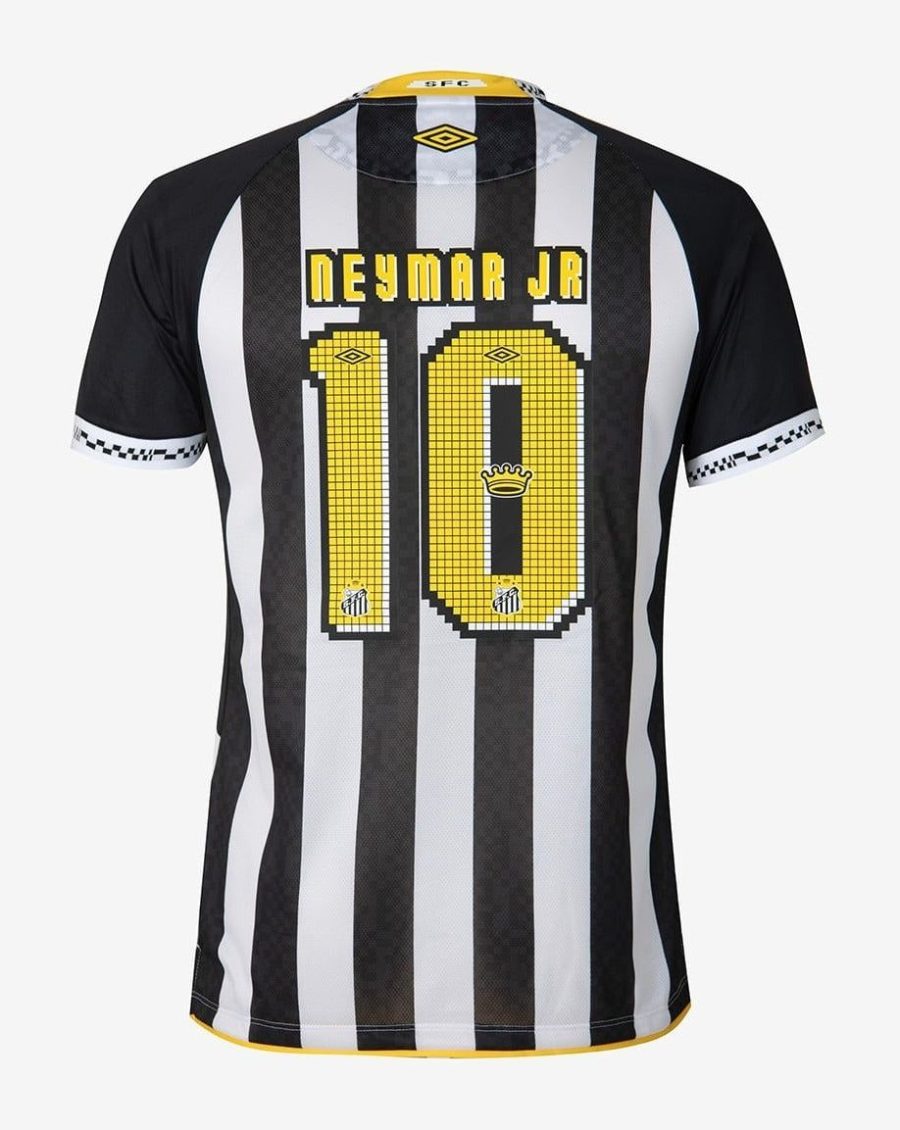maillot-exterieur-santos-fc-saison-2025-tenue-de-football maglia trasferta Santos FC stagione 2025 tenuta da calcio