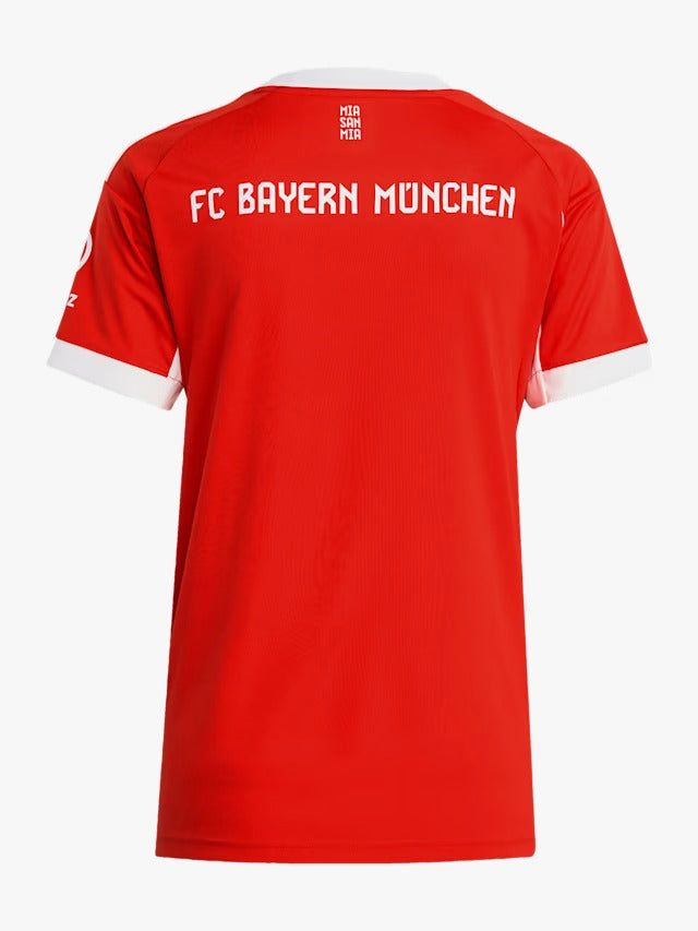 maillot-femme-bayern-munich-domicile-saison-2025-2026-tenue-officielle Maglia donna Bayern Monaco home stagione 2025 2026 tenuta ufficiale