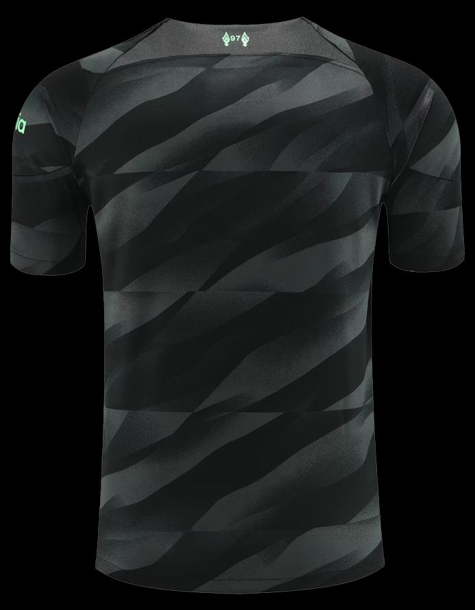maillot-gardien-de-but-liverpool-saison-2023-2024-tenue-officielle maglia portiere Liverpool stagione 2023 2024 tenuta ufficiale