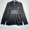 MAGLIA MANCHESTER UNITED MANICHE LUNGHE AWAY 20072008